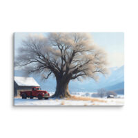 Stillness Beneath the Winter Tree